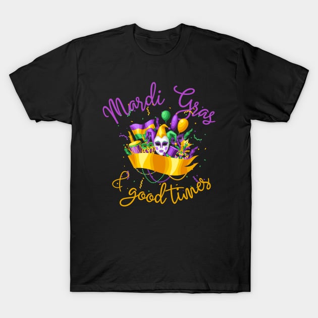 Mardi Gras T-Shirt by HappyPeeps